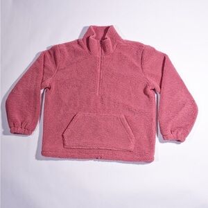 Cozy Pink women’s Fleece/sherpa Pullover